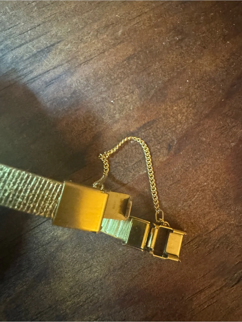 Vintage  Textured Gold-Tone Women's dress Watch